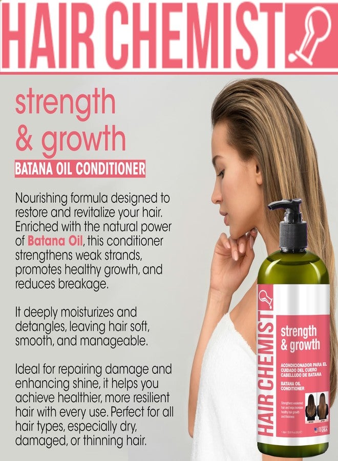 هير كيمست بلسم هير كيميست لتقوية الشعر ونموه بزيت الباتانا، 33.8 أونصة - بلسم مقوي ومرطب بزيت الباتانا لنمو الشعر - Image 4